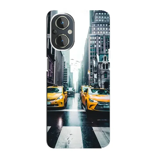 Чехол с рисунком «Такси» для OnePlus Nord N20
