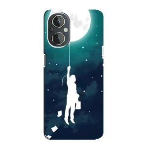 Чохол (ТПУ) з планетами на OnePlus Nord N20 (To The moon)