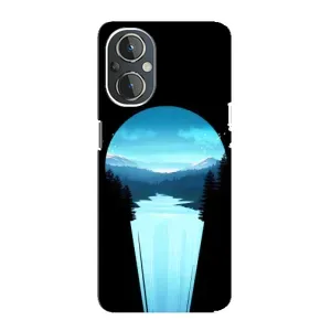 Літній Чохол на OnePlus Nord N20 (Синій Водоспад)