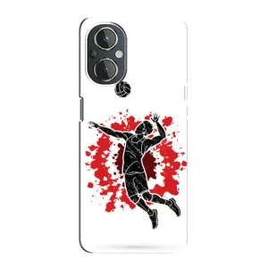 Чохли з прінтом Спортивна тематика для OnePlus Nord N20 (Волейболіст)