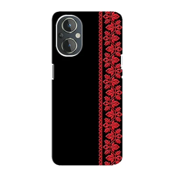 Чехол с рисунком «Вышиванка на черном» для OnePlus Nord N20 Чехол с рисунком «Вышиванка на черном» для OnePlus Nord N20