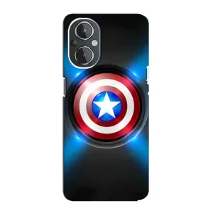 Чехол с Щитом Капитана Америки на OnePlus Nord N20 (Яркий Щит Капитана)