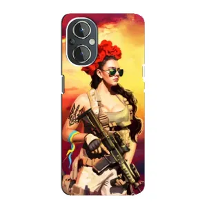 ЗСУ Чехлы (TPU) для OnePlus Nord N20 (Женщина солдат)