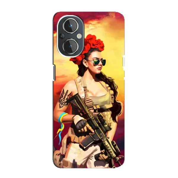 Чехол с рисунком «Женщина солдат» для OnePlus Nord N20 Чехол с рисунком «Женщина солдат» для OnePlus Nord N20