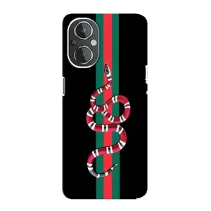 Чохли бренд ГУЧЧІ для OnePlus Nord N20 (Змій Гуччі)