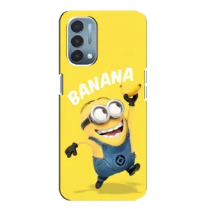 Мультяшный принт на Чехол для ВанПлас Норд Н200 (5G) (Banana)