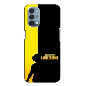 Чехол (TPU) с картинкой "Лого Пабг" на ВанПлас Норд Н200 (5G) (Battlegrounds)