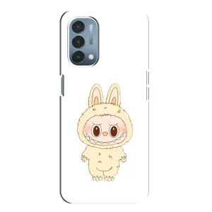 Чехол с принтом Лабубу для OnePlus Nord N200 5G (DE211) (Бежевый Лабубу)