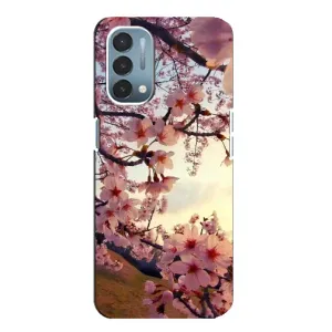 Чехол с принтом САКУРЫ на OnePlus Nord N200 5G (DE211) (Цветущая сакура)