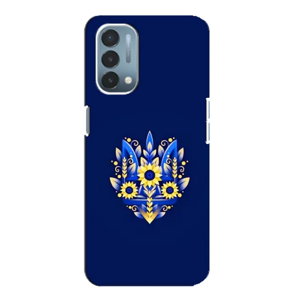 Чехол с рисунком «Цветущий Герб» для OnePlus Nord N200 5G (DE211)