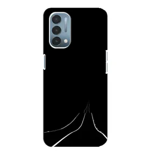 Чехол с картинками на черном фоне для OnePlus Nord N200 5G (DE211) (Дорога)