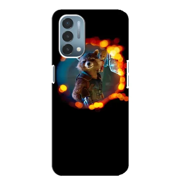 Чехол с рисунком «Енот Ракета» для OnePlus Nord N200 5G (DE211)