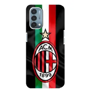 Чехлы с ТОП Футбольными клубами на OnePlus Nord N200 5G (DE211) (ФК Милан)