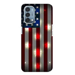 Чехол Флаг USA для OnePlus Nord N200 5G (DE211) (Флаг США 2)