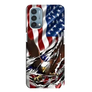 Чехол Флаг USA для OnePlus Nord N200 5G (DE211) (Флаг USA)
