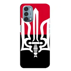 Чохли УПА (Червоно-Чорний) на OnePlus Nord N200 5G (DE211) (Герб України)