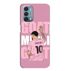Чехлы Лео Месси в Майами на OnePlus Nord N200 5G (DE211) (GOAT MESSI)