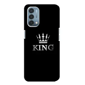 Чехол (Корона на чёрном фоне) для ВанПлас Норд Н200 (5G) (KING)