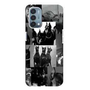 Чехол ДОБЕРМАН для OnePlus Nord N200 5G (DE211) (Коллаж Доберман)