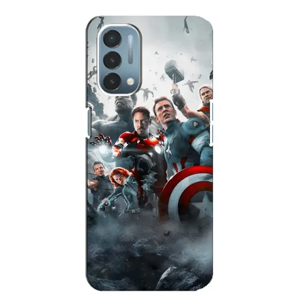 Чехол с рисунком «Команда марвел» для OnePlus Nord N200 5G (DE211)