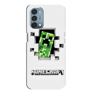 Чехлы для OnePlus Nord N200 5G (DE211) (Персонажи Майн Крафт) (Крипер)