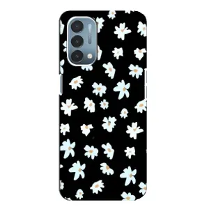 Чехол с ромашками на OnePlus Nord N200 5G (DE211) (Маленькие ромашки)