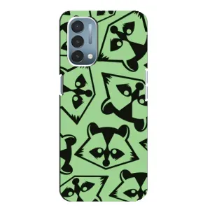Силиконовый Чехол с Енотами на OnePlus Nord N200 5G (DE211) (Мордочки Енота)