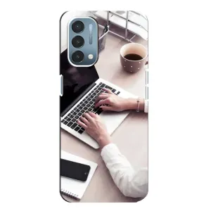 Силиконовый бампер (Работники) на OnePlus Nord N200 5G (DE211) (Офисный работник)