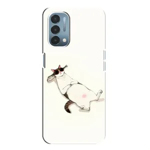 Чехол на тематику: Коты для OnePlus Nord N200 5G (DE211) (Отдых)