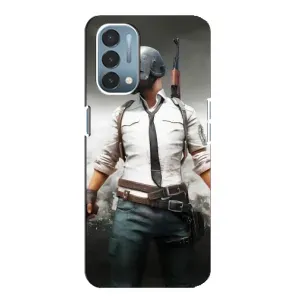 Силиконовый чехол с картинкой "Герой Pubg" на OnePlus Nord N200 5G (DE211) (Пабг)