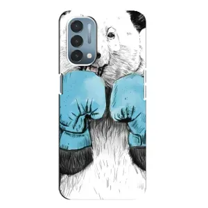 Чехлы с Пандами на OnePlus Nord N200 5G (DE211) (Панда боксер)