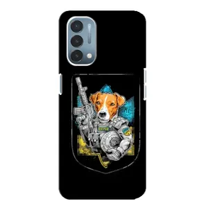 Чехол с принтом для OnePlus Nord N200 5G (DE211) (Патрон Воин)