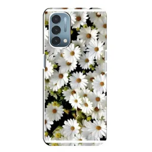 Чехол с ромашками на OnePlus Nord N200 5G (DE211) (Рамка в ромашках)
