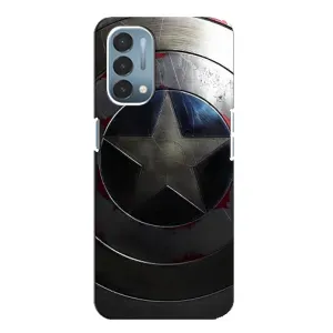 Чехол с Щитом Капитана Америки на OnePlus Nord N200 5G (DE211) (Ретро Щит Капитана)
