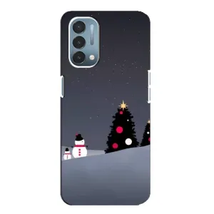 Чехлы на Новый Год OnePlus Nord N200 5G (DE211) (Снеговички)