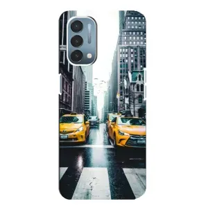 Силиконовый бампер (Работники) на OnePlus Nord N200 5G (DE211) (Такси)