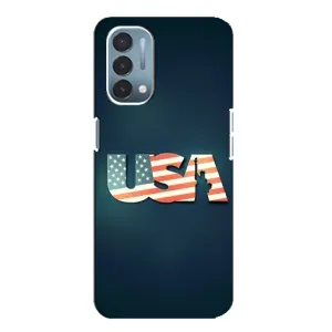 Чехол Флаг USA для OnePlus Nord N200 5G (DE211) (USA)