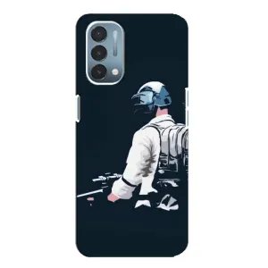 Силиконовый чехол с картинкой "Герой Pubg" на OnePlus Nord N200 5G (DE211) (В экиперовке)