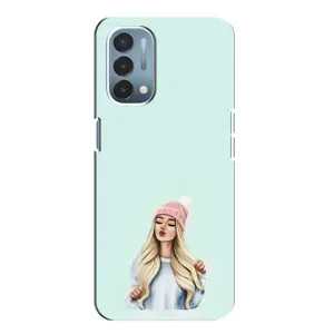 Силиконовый Чехол на OnePlus Nord N200 5G (DE211) с картинкой Стильных Девушек (В шапке)