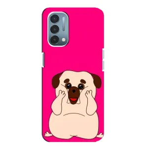 Чехол (ТПУ) Милые собачки для OnePlus Nord N200 5G (DE211) (Веселый Мопсик)