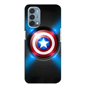Чехол с Щитом Капитана Америки на OnePlus Nord N200 5G (DE211) (Яркий Щит Капитана)