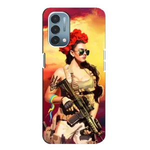 ЗСУ Чехлы (TPU) для OnePlus Nord N200 5G (DE211) (Женщина солдат)