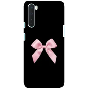 Чохол банти для OnePlus Nord (Бант на чорному)