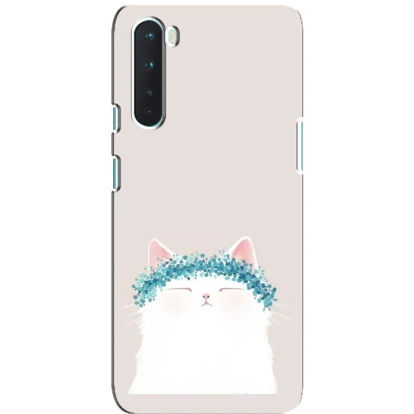 Чехол с рисунком «Белый котик» для OnePlus Nord Чехол с рисунком «Белый котик» для OnePlus Nord