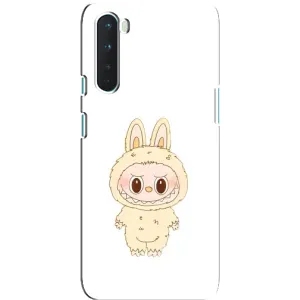 Чехол с принтом Лабубу для OnePlus Nord (Бежевый Лабубу)
