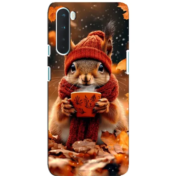 Чехол с рисунком «Белка с кофе» для OnePlus Nord Чехол с рисунком «Белка с кофе» для OnePlus Nord