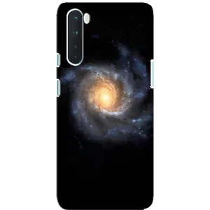 Чохли КОСМОС на OnePlus Nord (Чорна дира)