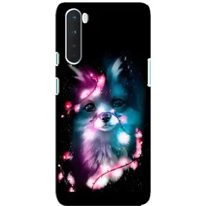 Чехол с Лисичкой для OnePlus Nord (Черная Лиса)