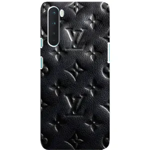 Текстурный Чехол Louis Vuitton для ВанПлас Норд (Черный ЛВ)