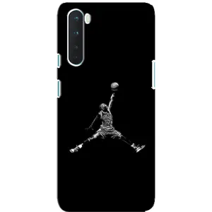 Силиконовый Чехол Nike Air Jordan на ВанПлас Норд (Джордан)